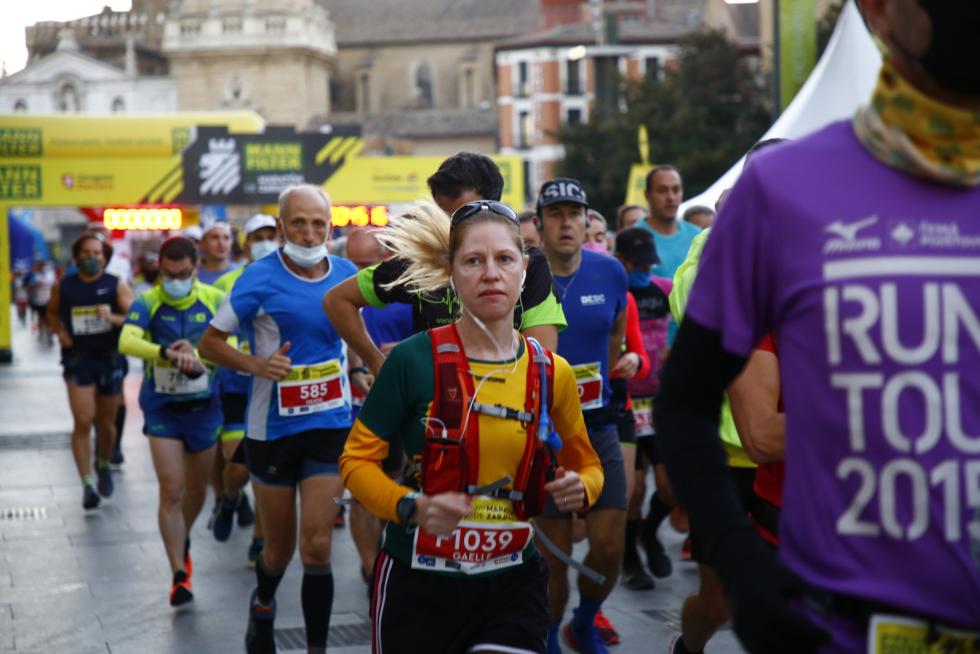 El maratón de Zaragoza 2021, en imágenes