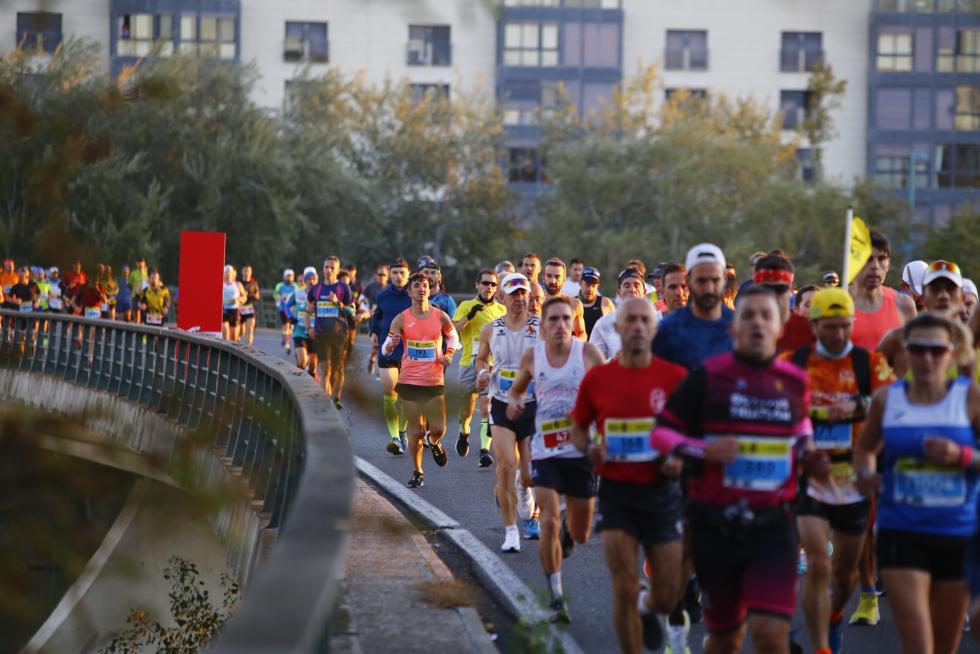 El maratón de Zaragoza 2021, en imágenes