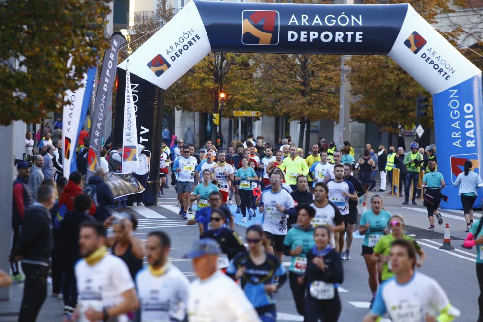 El maratón de Zaragoza 2021, en imágenes