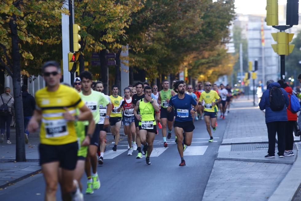 El maratón de Zaragoza 2021, en imágenes