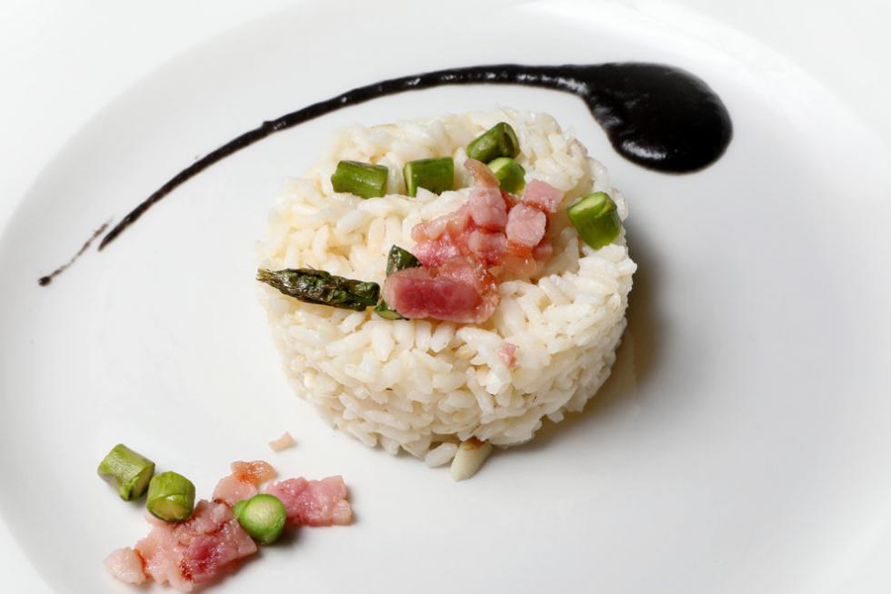Arroz con trigueros de El Blasón del Tubo.