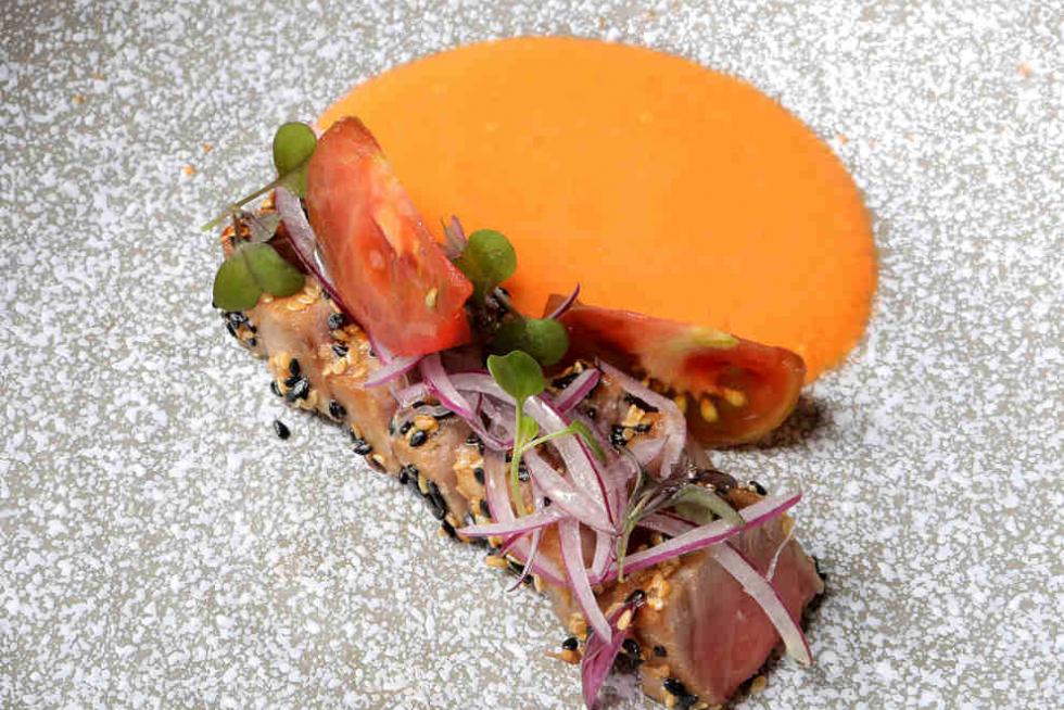 Tataki de atún rojo de El Real.