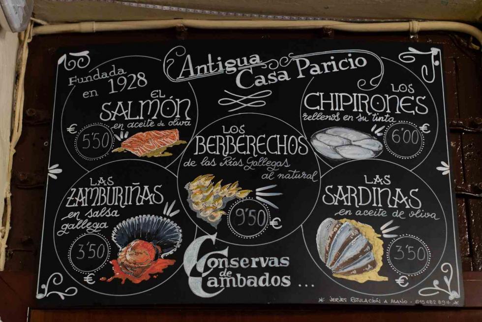 Bar Casa Paricio en el Coso de Zaragoza.
