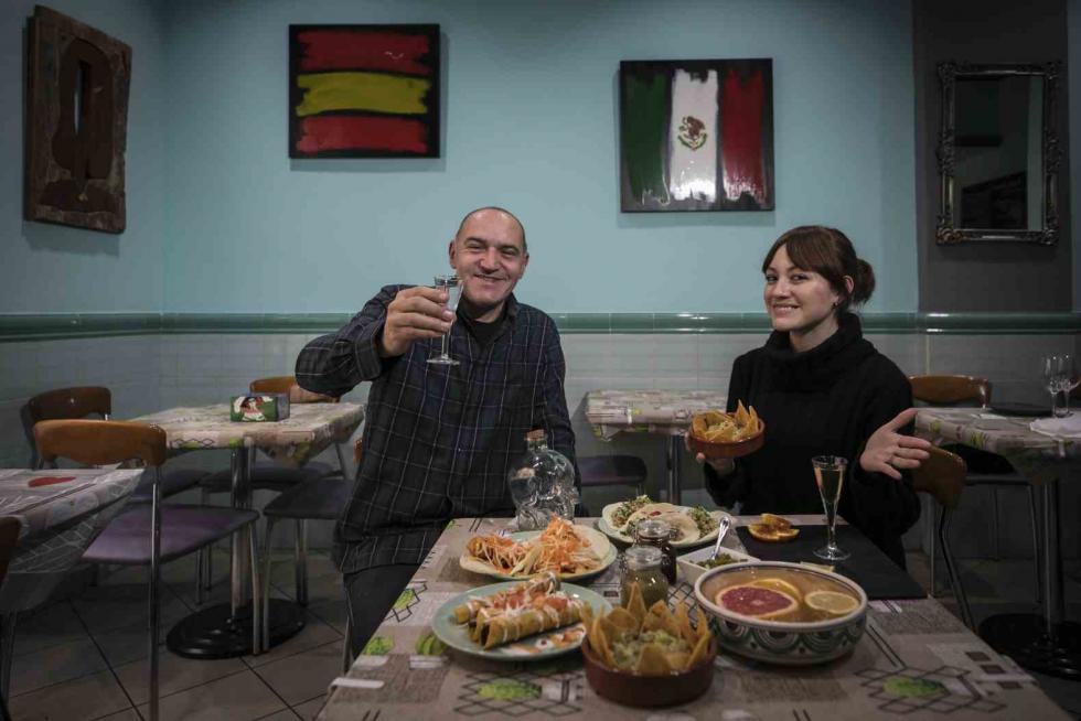 El Bravo Café en Zaragoza, especializado en comida mexicana.