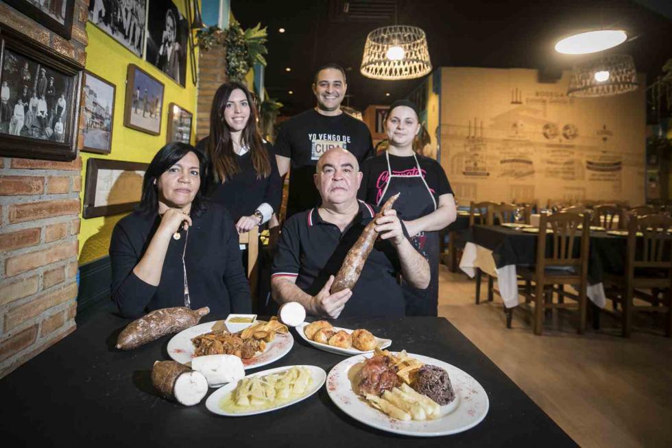 El restaurante El Paladar, especializado en cocina cubana, en Zaragoza.
