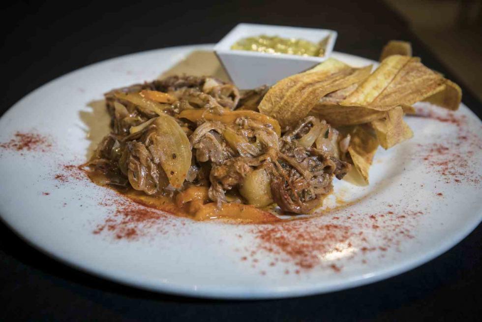 El restaurante El Paladar, especializado en cocina cubana, en Zaragoza.