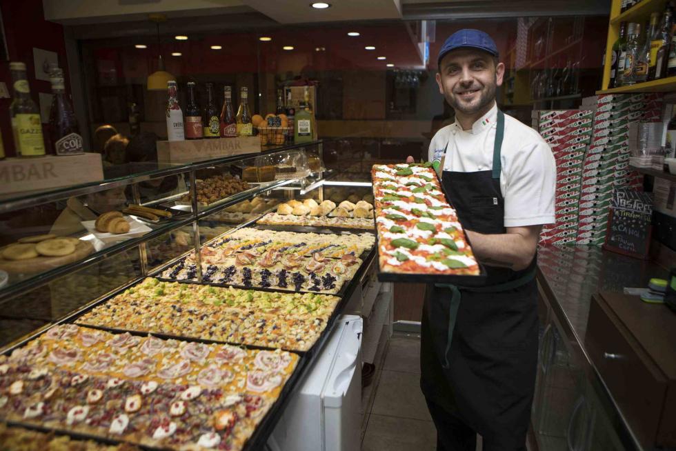 Pizzería 22.2 Gradi, en el barrio de las Delicias de Zaragoza.