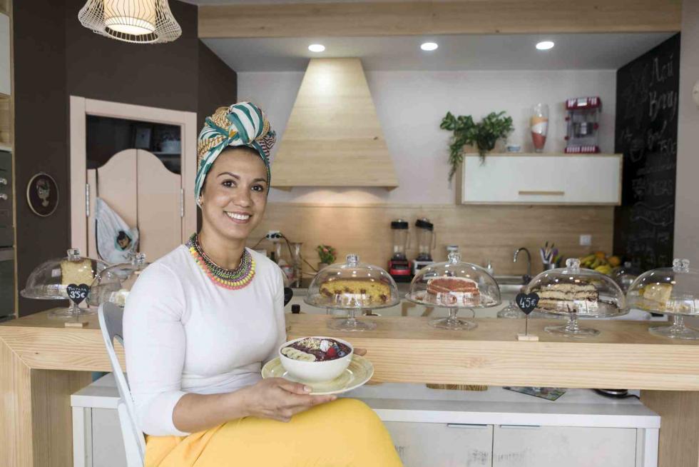 Restaurante La Cocina de Keyla, en el barrio del Arrabal de Zaragoza.