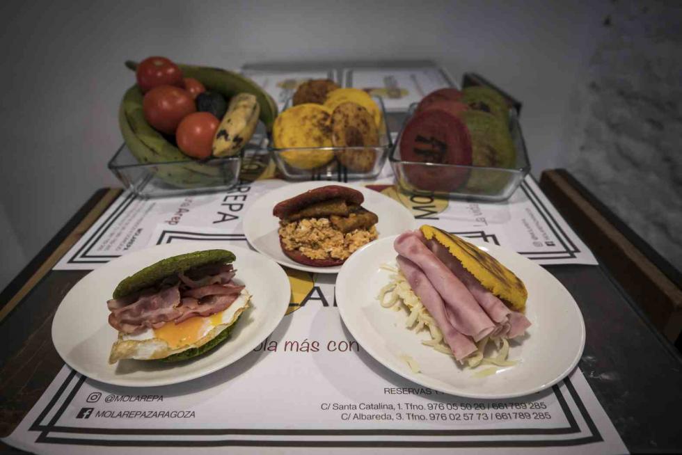 Restaurante venezolano Molarepa, en Zaragoza