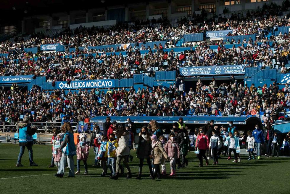 Búscate en el partido de Aspanoa en La Romareda