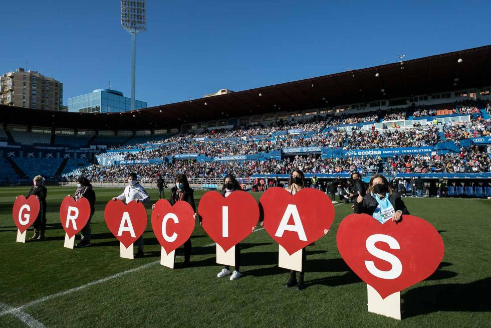 Búscate en el partido de Aspanoa en La Romareda