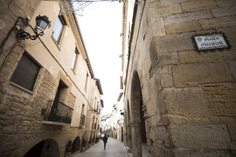 Una calle de La Fresneda (Teruel)