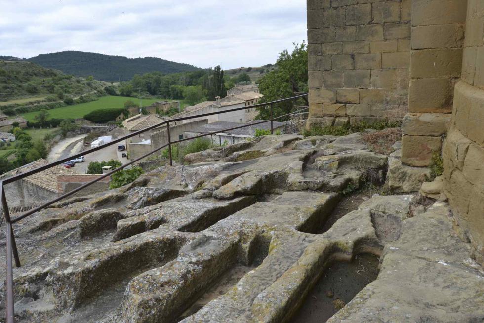 Vista de la localidad de Uncastillo