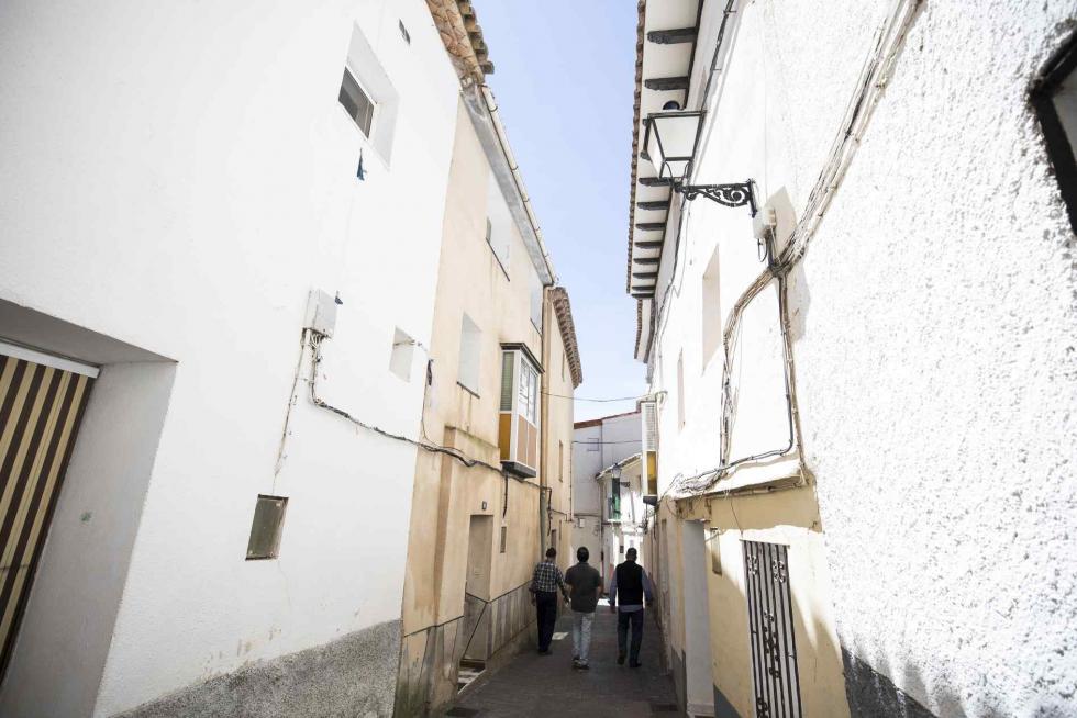 Una calle de Moros (Zaragoza)