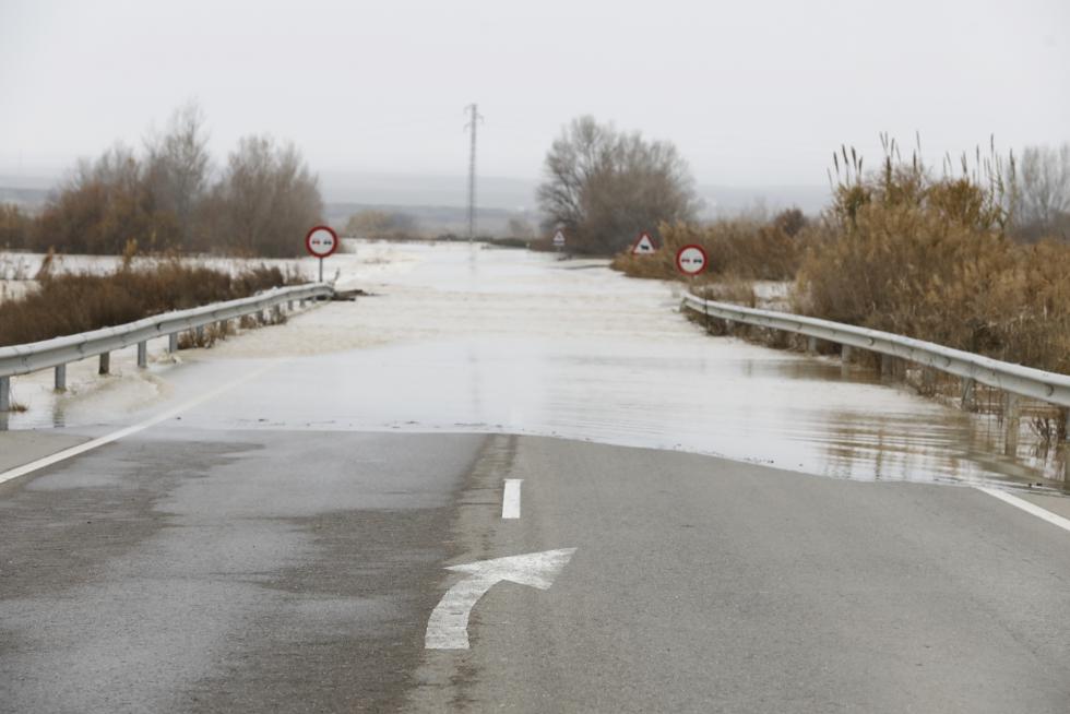 Afecciones entre Pina y Fuentes de Ebro este martes por la mañana.