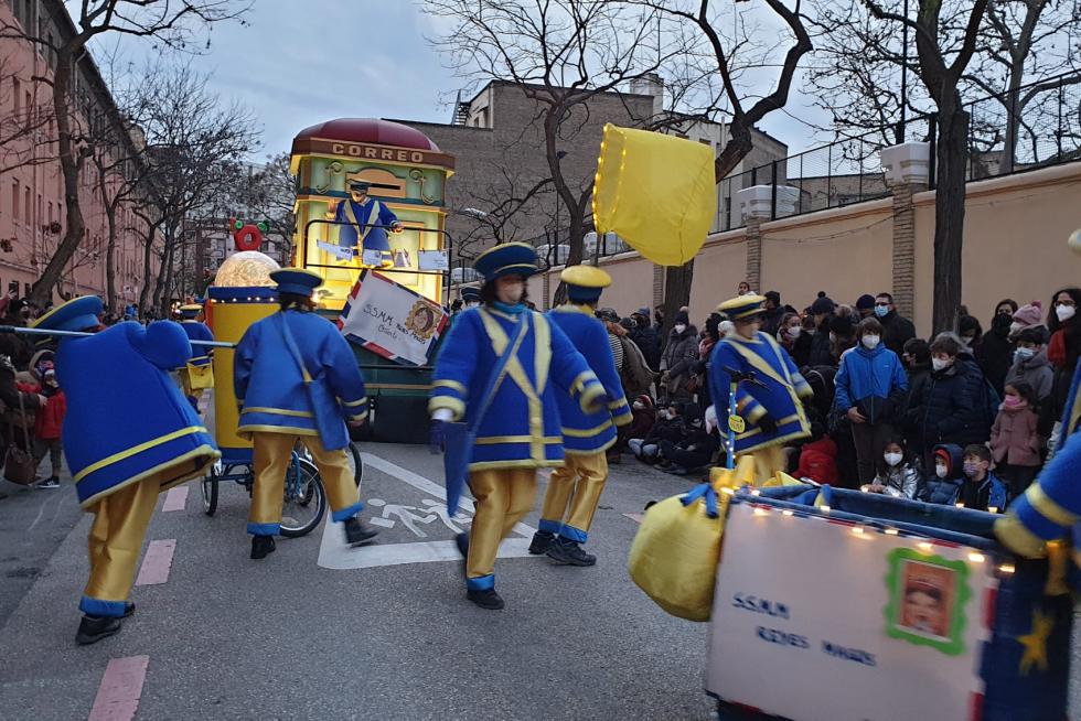 Foto de la cabalgata de los Reyes Magos de Zaragoza