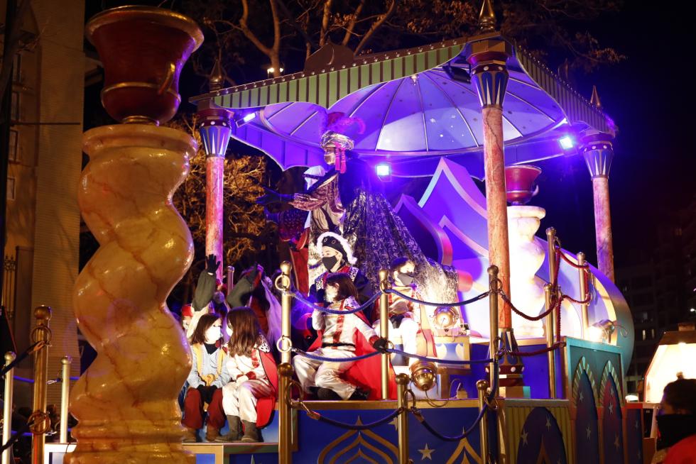 Foto de la cabalgata de los Reyes Magos de Zaragoza