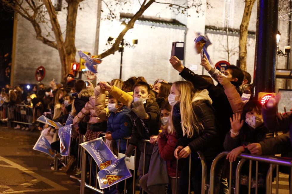 Foto de la cabalgata de los Reyes Magos de Zaragoza