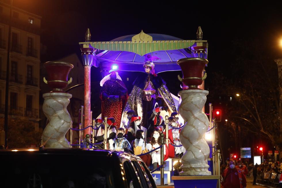 Foto de la cabalgata de los Reyes Magos de Zaragoza