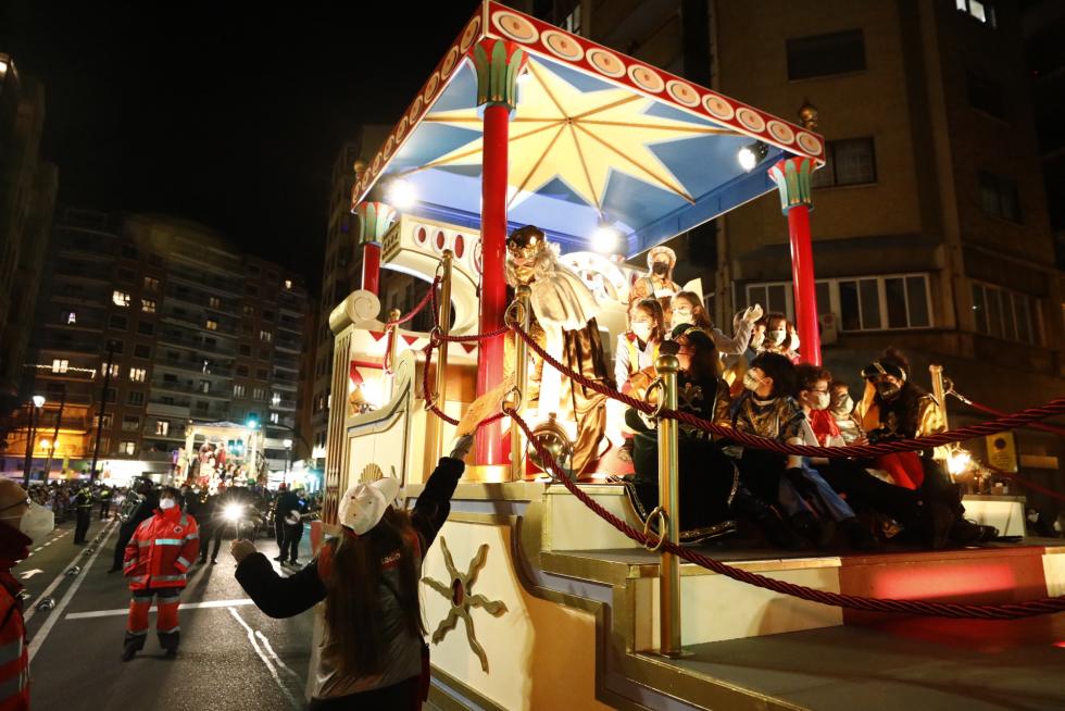 Foto de la cabalgata de los Reyes Magos de Zaragoza