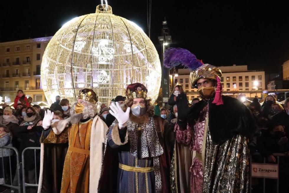 Foto de la cabalgata de los Reyes Magos de Zaragoza