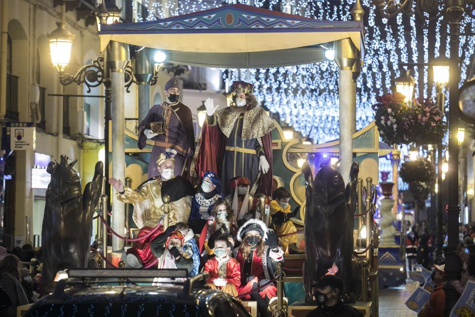 Foto de la cabalgata de los Reyes Magos de Zaragoza