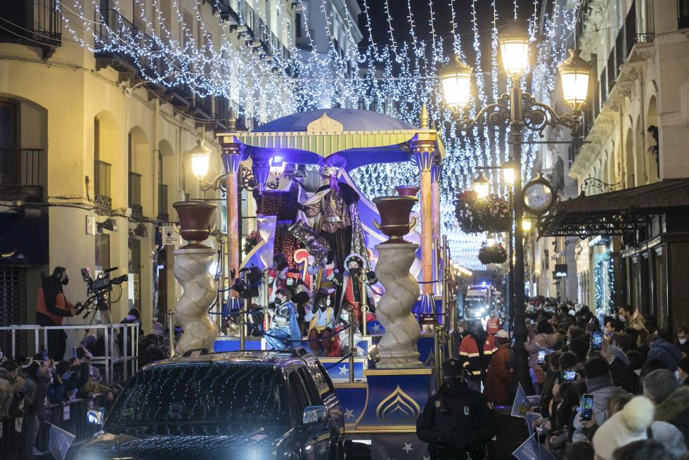 Foto de la cabalgata de los Reyes Magos de Zaragoza
