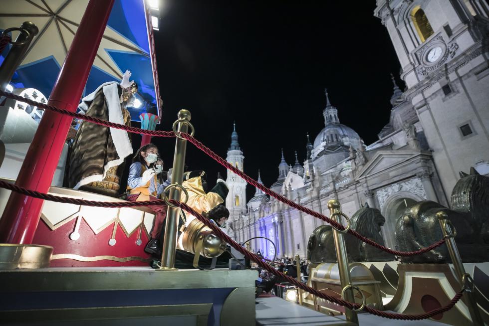 Foto de la cabalgata de los Reyes Magos de Zaragoza