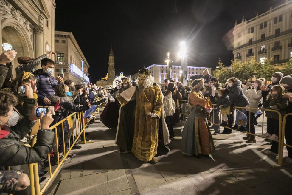 Foto de la cabalgata de los Reyes Magos de Zaragoza