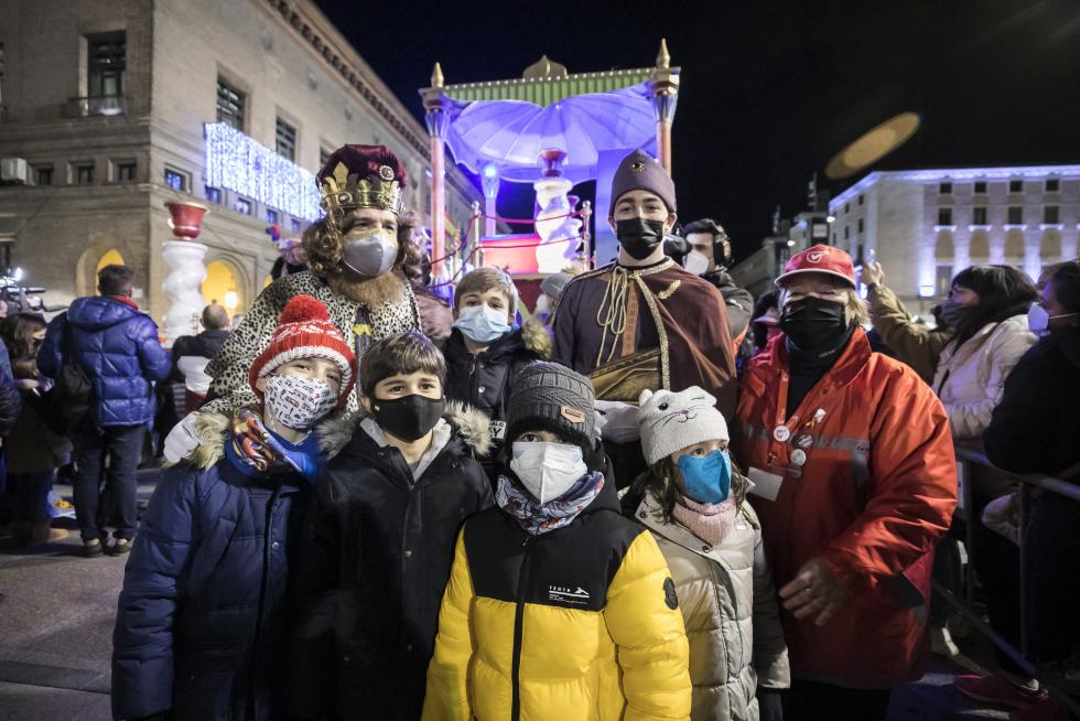 Foto de la cabalgata de los Reyes Magos de Zaragoza