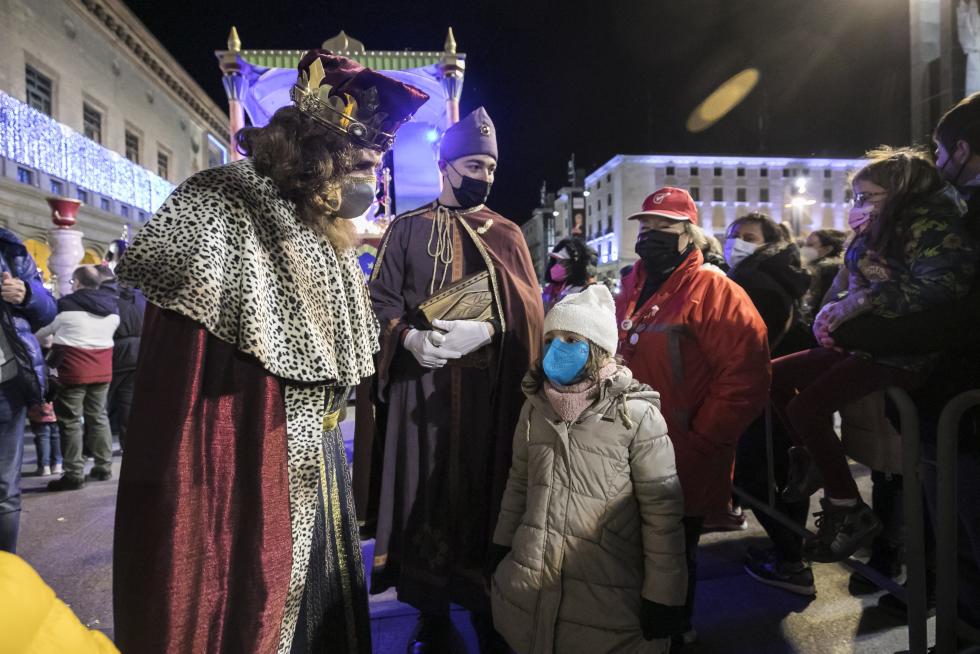 Foto de la cabalgata de los Reyes Magos de Zaragoza