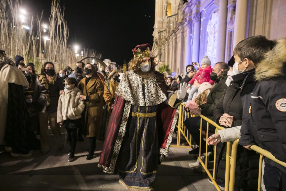 Foto de la cabalgata de los Reyes Magos de Zaragoza