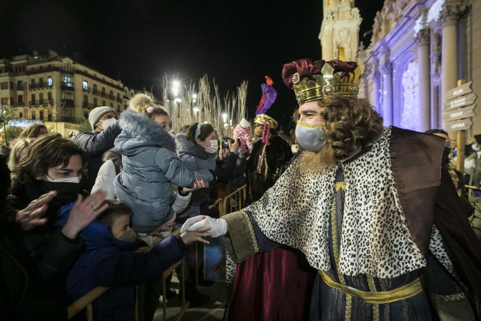 Foto de la cabalgata de los Reyes Magos de Zaragoza