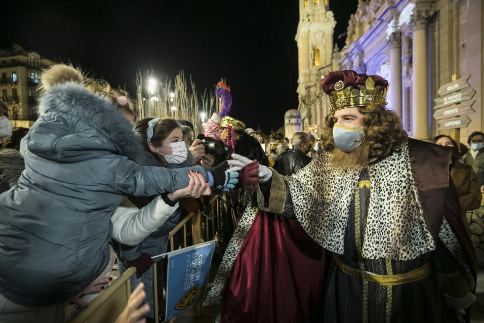 Foto de la cabalgata de los Reyes Magos de Zaragoza