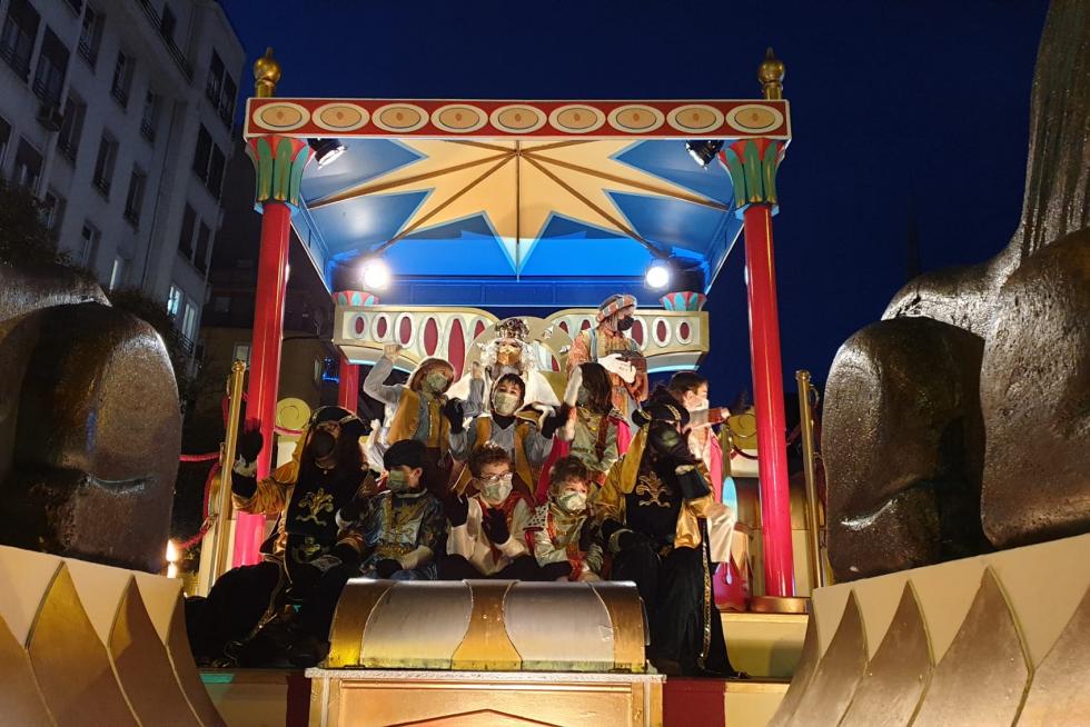 Foto de la cabalgata de los Reyes Magos de Zaragoza