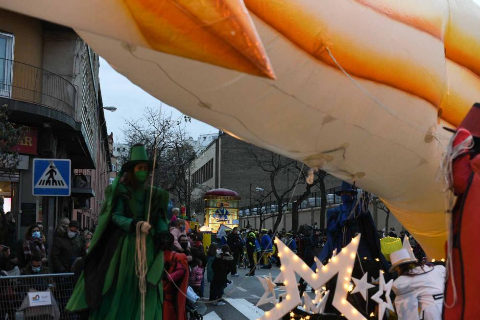 Foto de la cabalgata de los Reyes Magos de Zaragoza