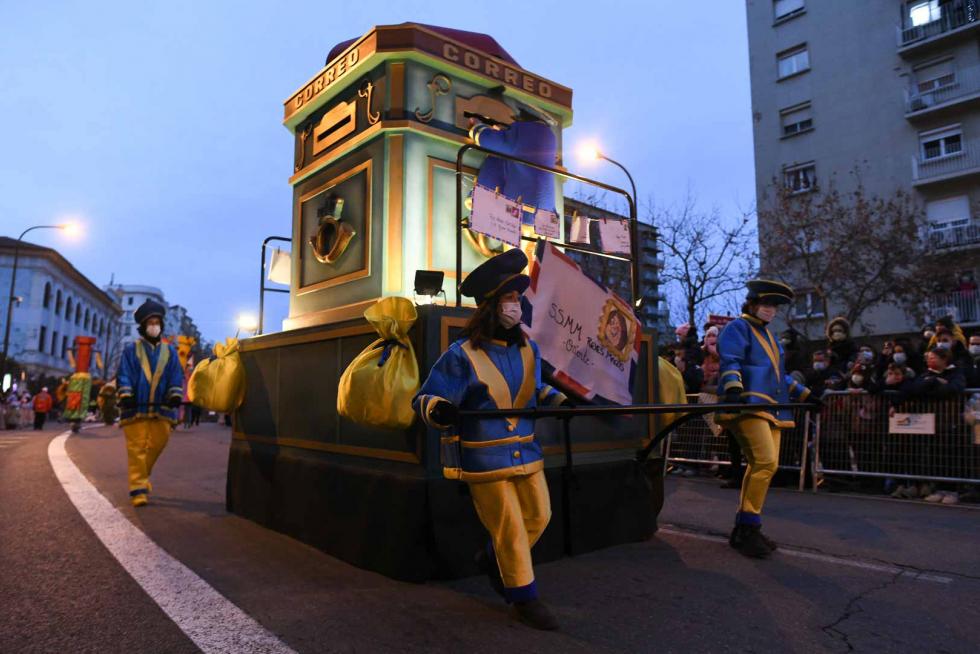 Foto de la cabalgata de los Reyes Magos de Zaragoza