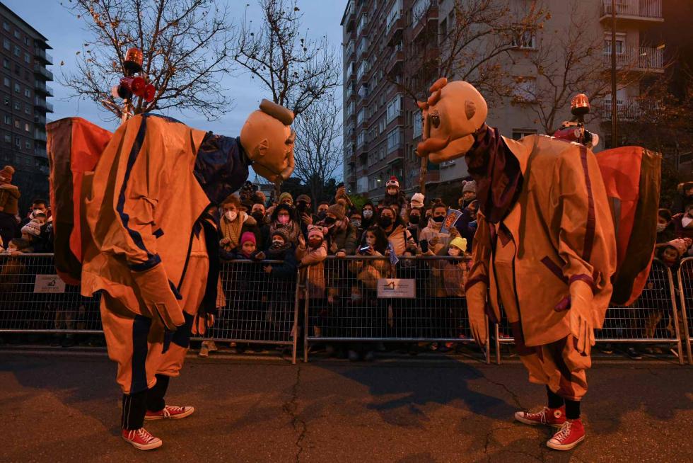 Foto de la cabalgata de los Reyes Magos de Zaragoza