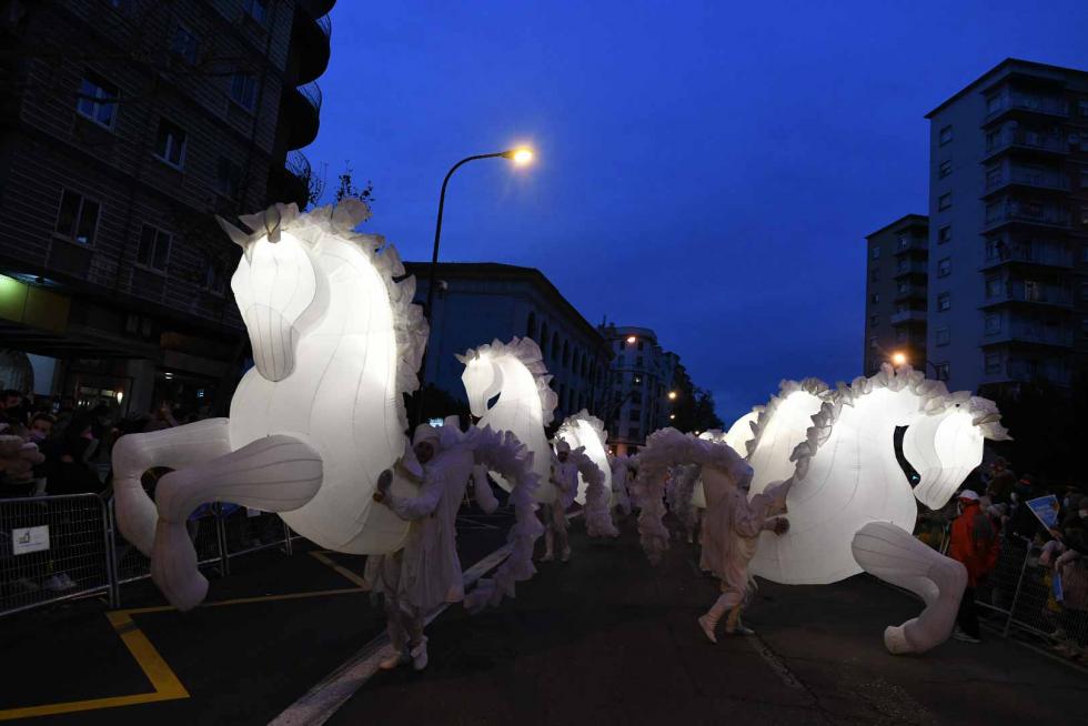 Foto de la cabalgata de los Reyes Magos de Zaragoza
