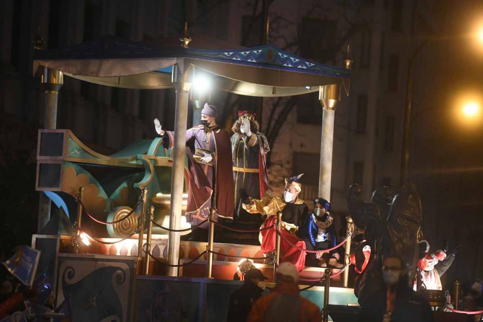 Foto de la cabalgata de los Reyes Magos de Zaragoza