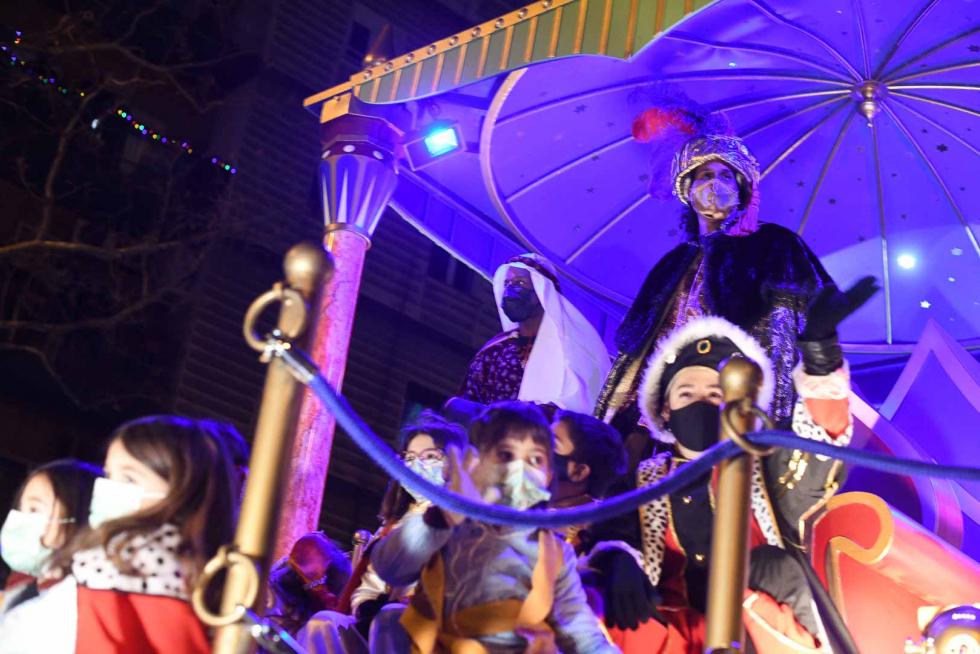 Foto de la cabalgata de los Reyes Magos de Zaragoza