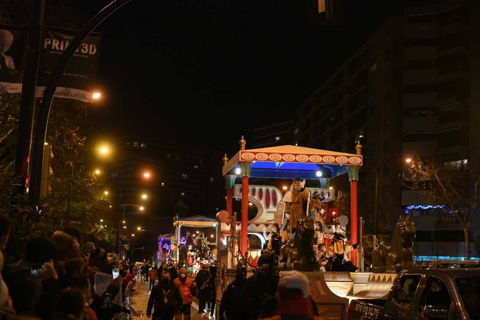 Foto de la cabalgata de los Reyes Magos de Zaragoza