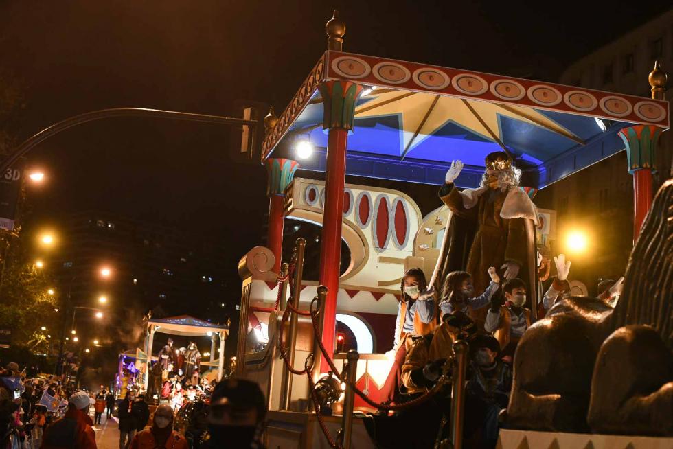 Foto de la cabalgata de los Reyes Magos de Zaragoza