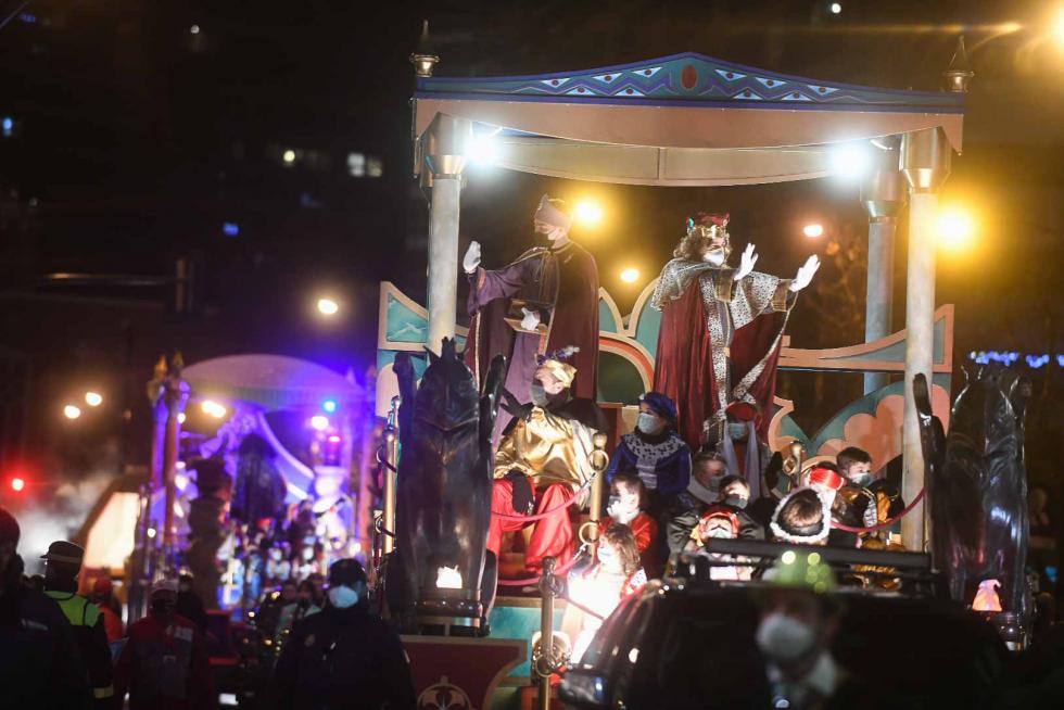 Foto de la cabalgata de los Reyes Magos de Zaragoza