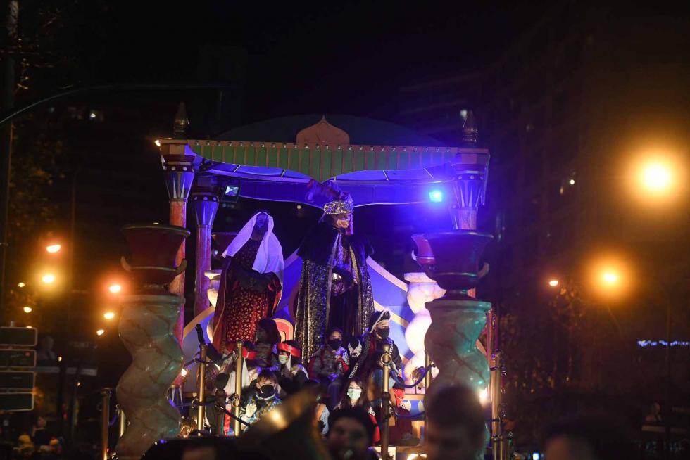 Foto de la cabalgata de los Reyes Magos de Zaragoza