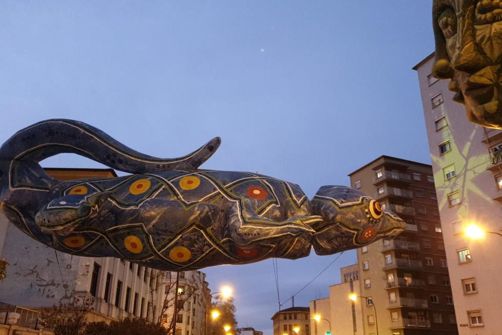 Foto de la cabalgata de los Reyes Magos de Zaragoza