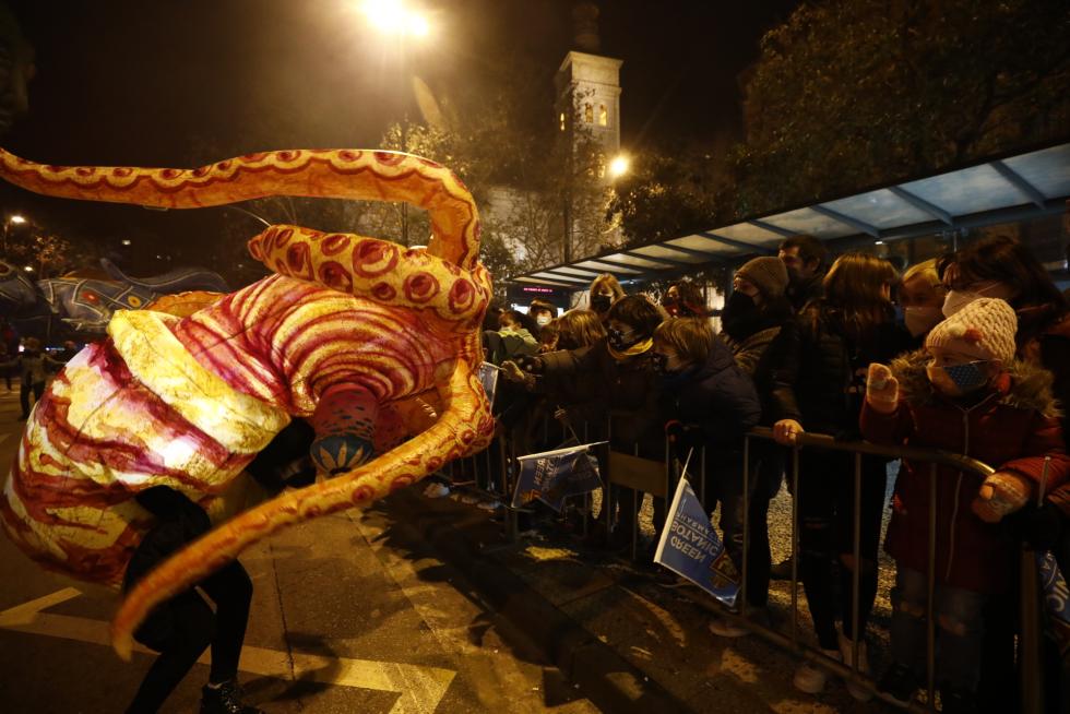 Foto de la cabalgata de los Reyes Magos de Zaragoza