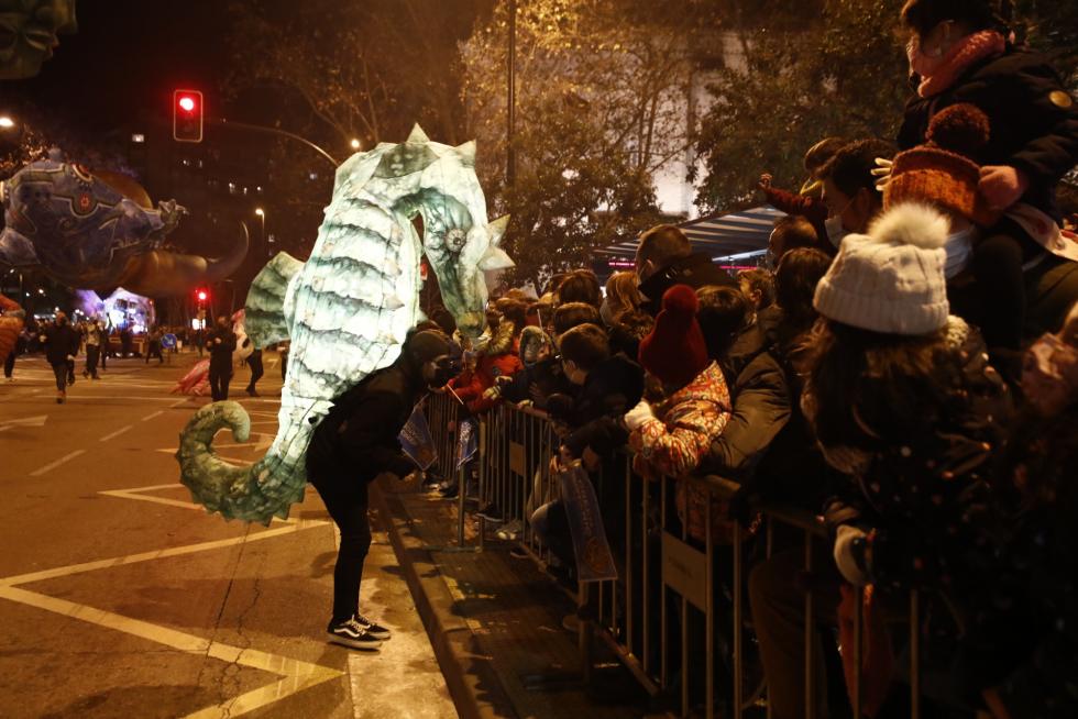 Foto de la cabalgata de los Reyes Magos de Zaragoza
