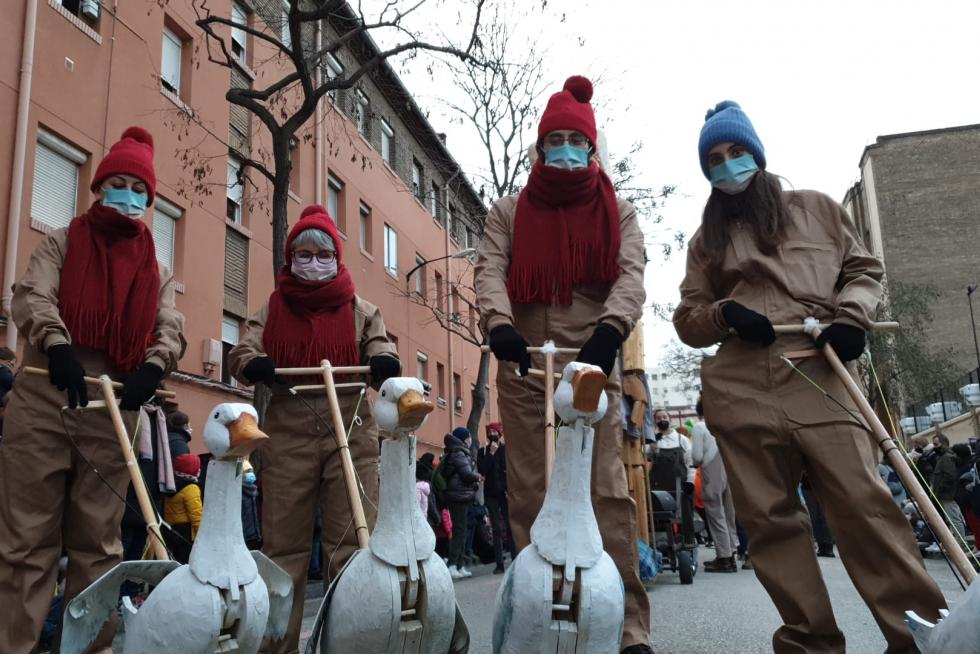 Foto de la cabalgata de los Reyes Magos de Zaragoza