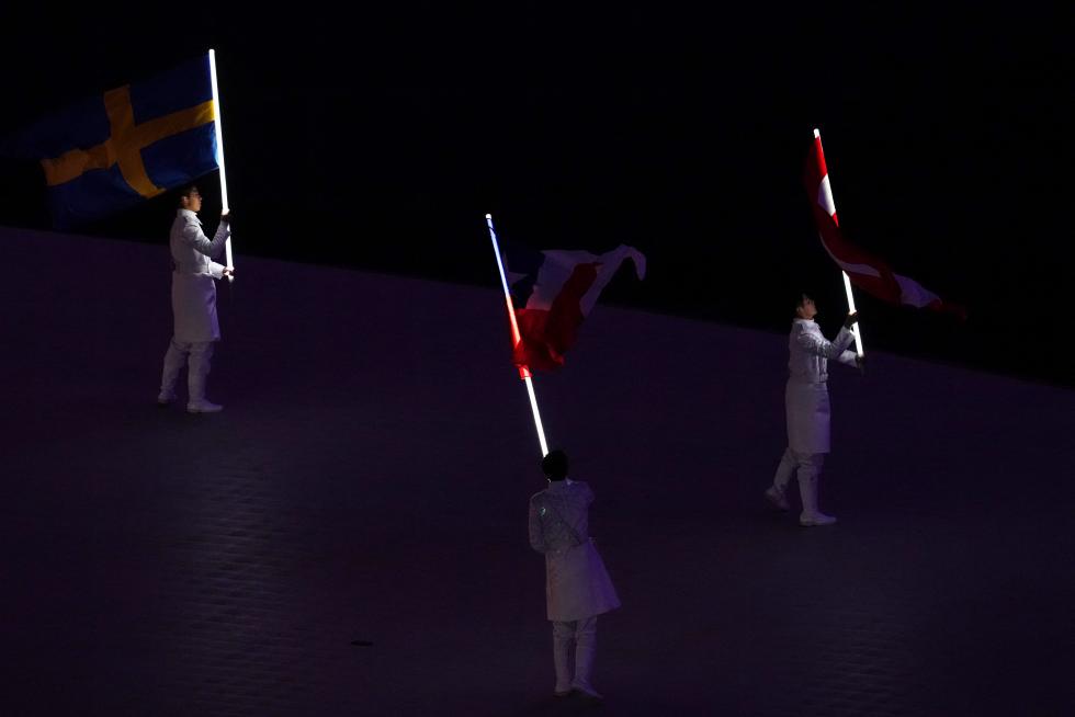 2022 Beijing Olympics - Closing Ceremony - National Stadium, Beijing, China - February 20, 2022. General view of performers during the closing ceremony. REUTERS/Aleksandra Szmigiel OLYMPICS-2022-CLOSING/
